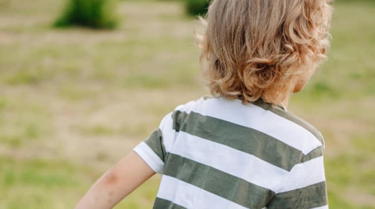 Child running