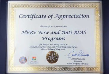 Certificate of Appreciation